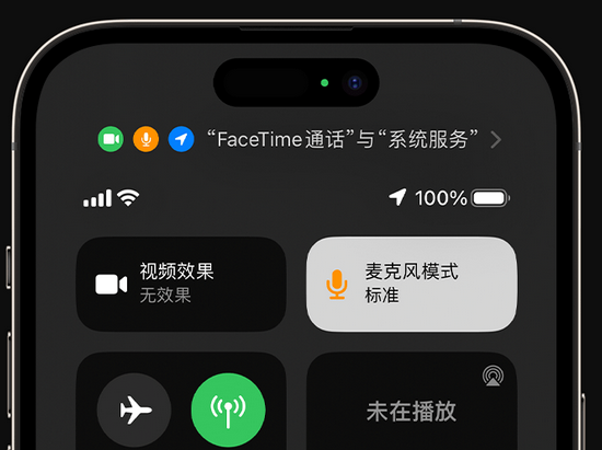 滨江苹果授权维修网点分享iPhone在通话时让你的声音更清晰 