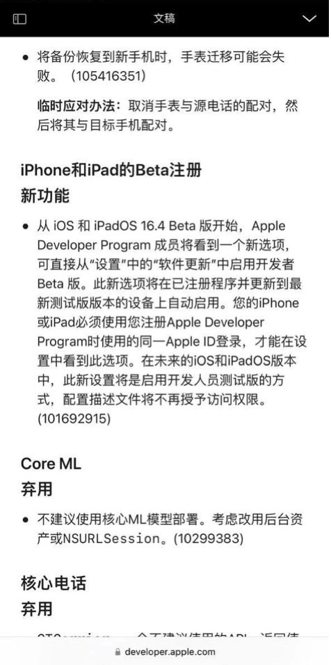 滨江苹果手机维修分享开发者测试版无法通过描述文件安装怎么办 