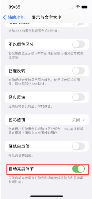 滨江苹果15维修店分享iPhone 15 Pro系列屏幕亮度 