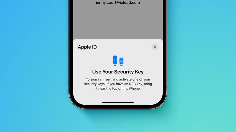 滨江苹果手机维修分享iOS 16.3 新增的 Apple ID 的安全密钥有什么功能 
