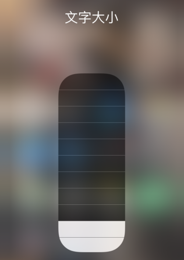 滨江苹果手机维修分享小技巧：在 iPhone 控制中心快速调节字体大小 